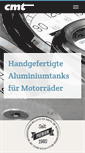 Mobile Screenshot of cmt-motorradtankbau.de